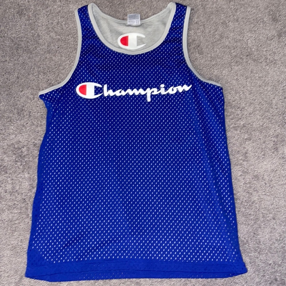 Men’s reversible champion tank top